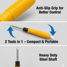 2 in 1 Multipurpose Screwdriver in Single Instrument