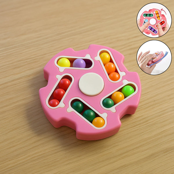 Fidget Magic Cube Spinner Toy – Multi-Track Finger Puzzle
